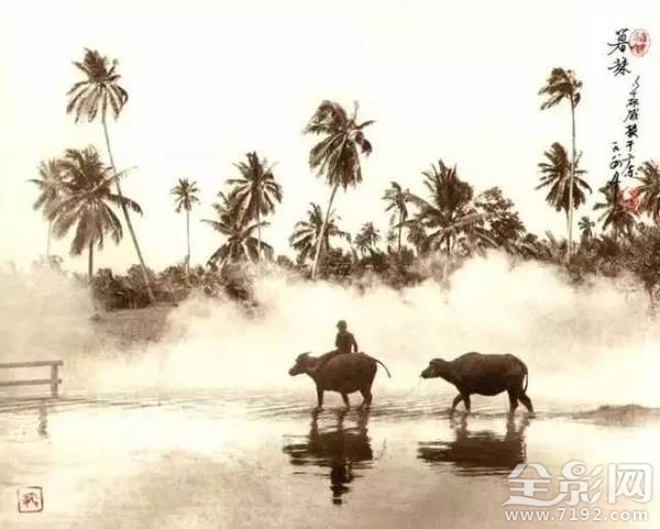 这到底是摄影还是国画呢 分不清画还是摄影