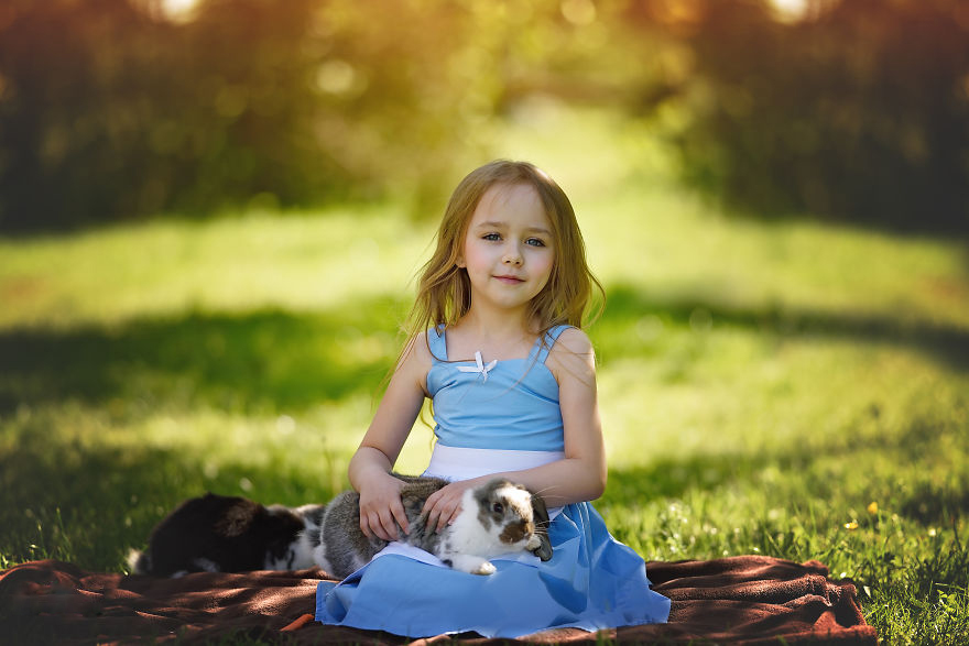 儿童摄影小清新 儿童摄影模板素材图2