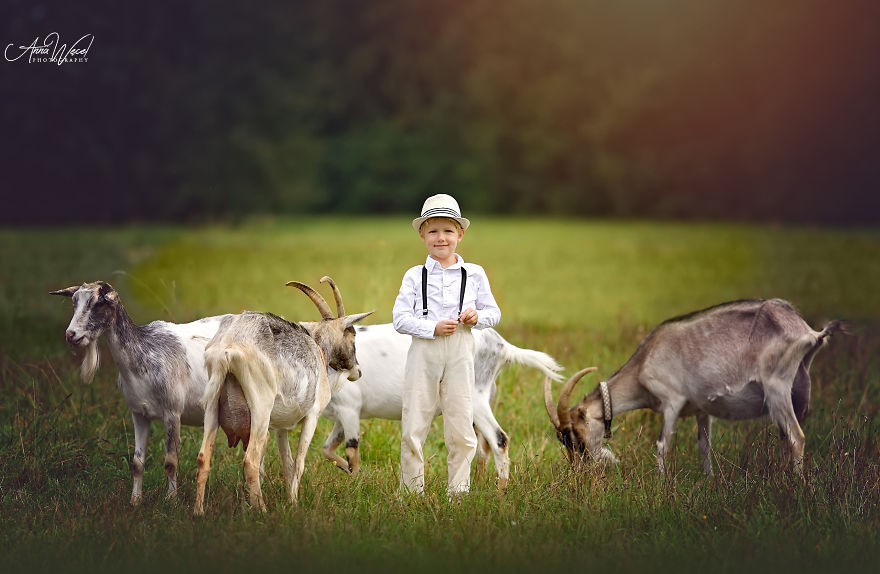 儿童摄影小清新 儿童摄影模板素材