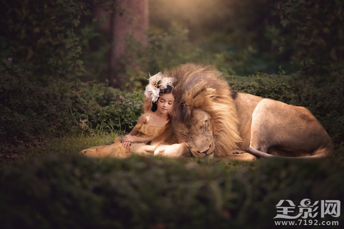 与动物相伴 动物与儿童唯美相遇