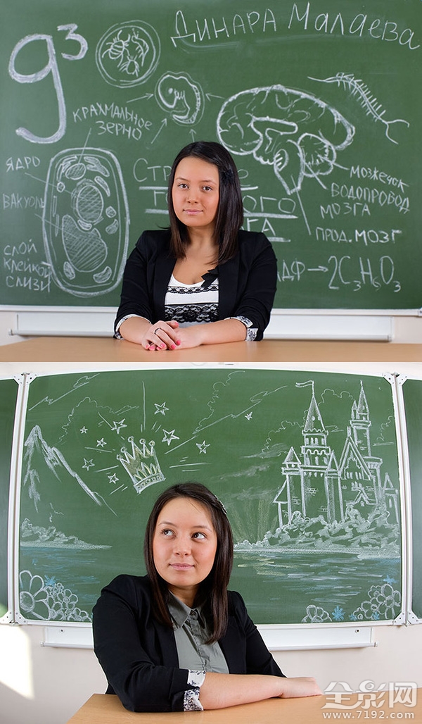 创意黑板画摄影欣赏图片 创意黑板画素材简单图3