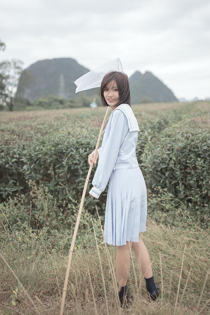 水手服女孩头像 水手服少女头像真人图3