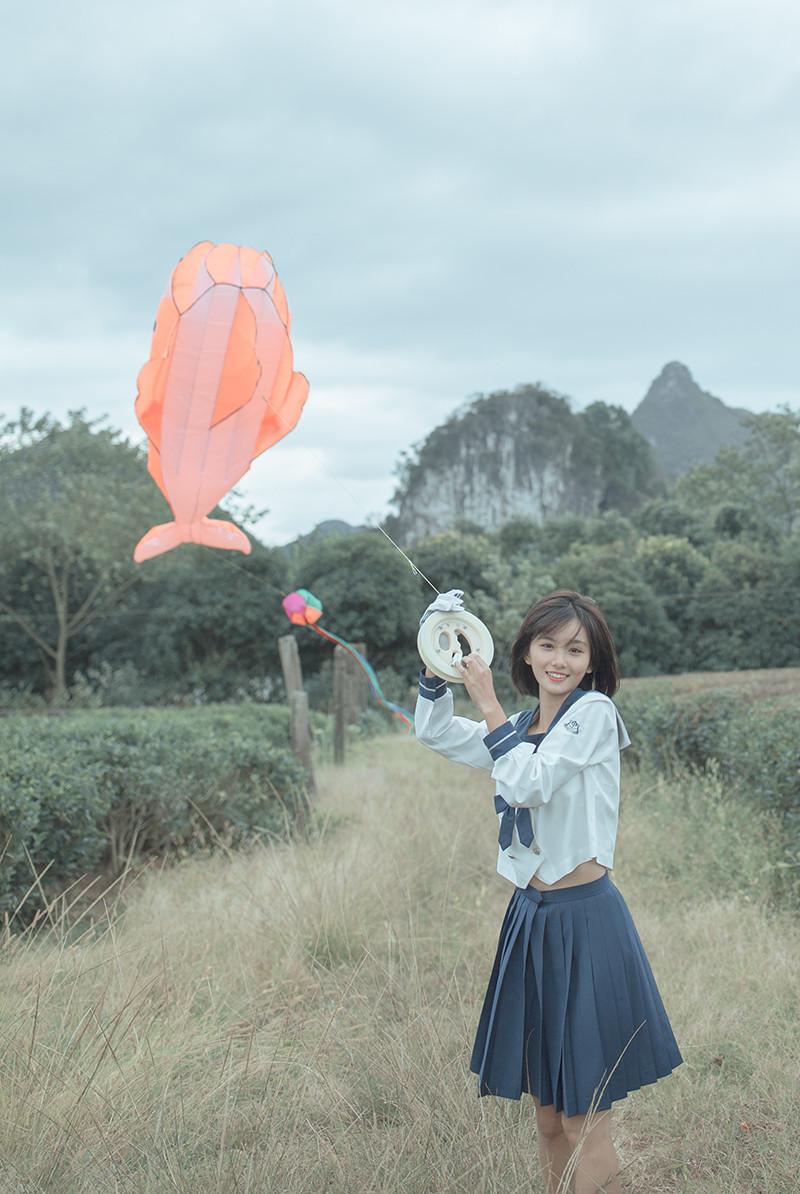 水手服女孩头像 水手服少女头像真人