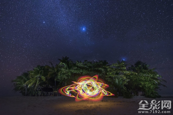 灯光星空图片 灯光舞美效果营造图1