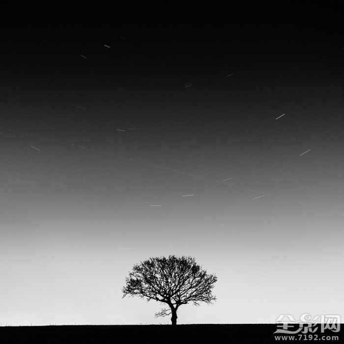 极简黑白风格的风光作品图片 极简黑白设计