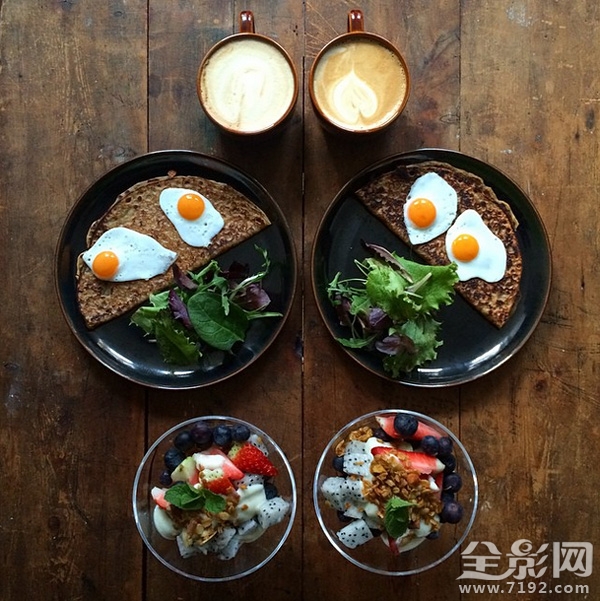 对称早餐 instagram 对称拍摄的作用图1