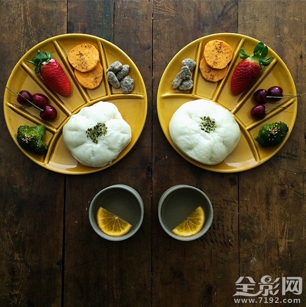 对称早餐 instagram 对称拍摄的作用