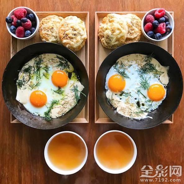 对称早餐 instagram 对称拍摄的作用