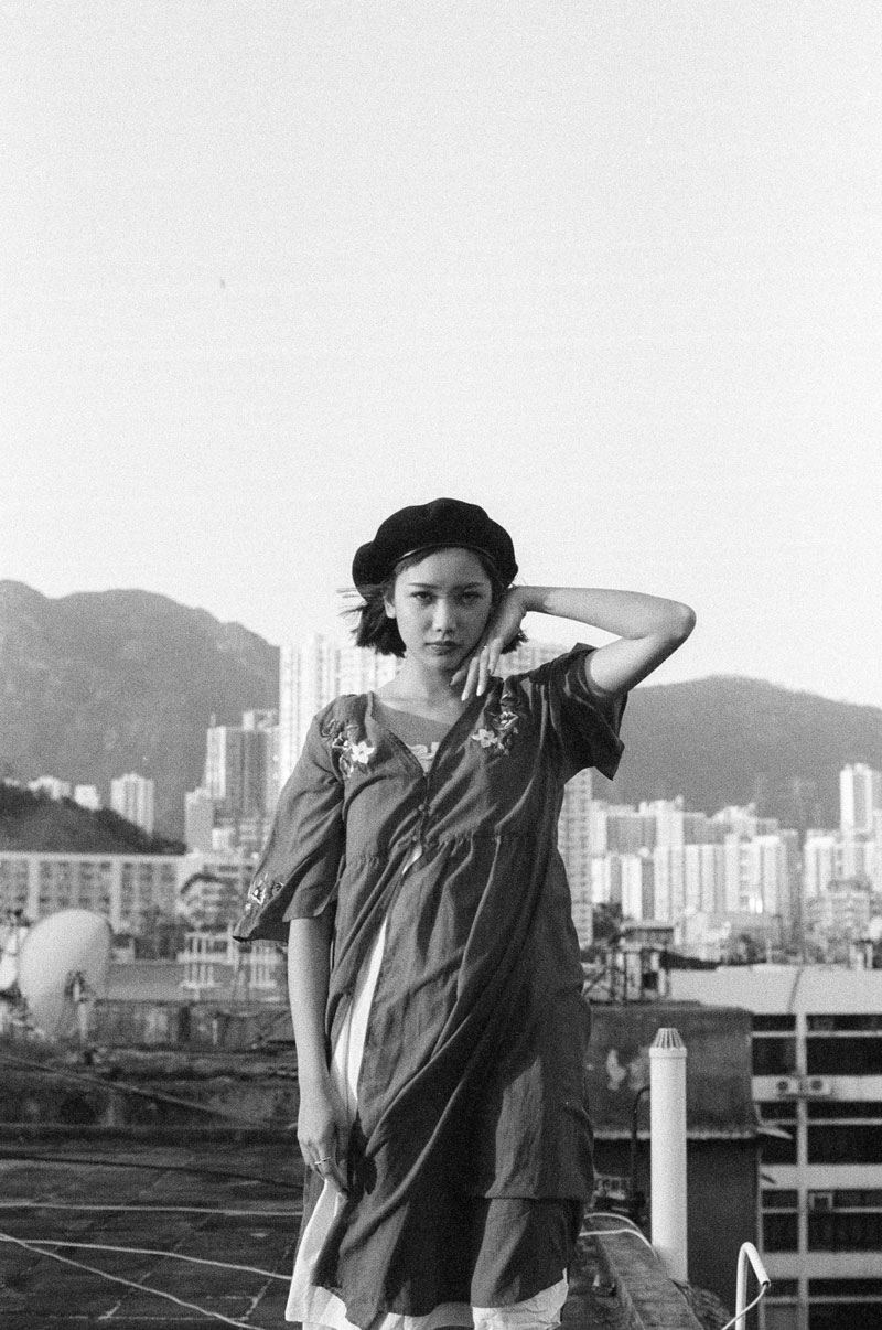 lomo黑白胶卷 lr调黑白胶片感