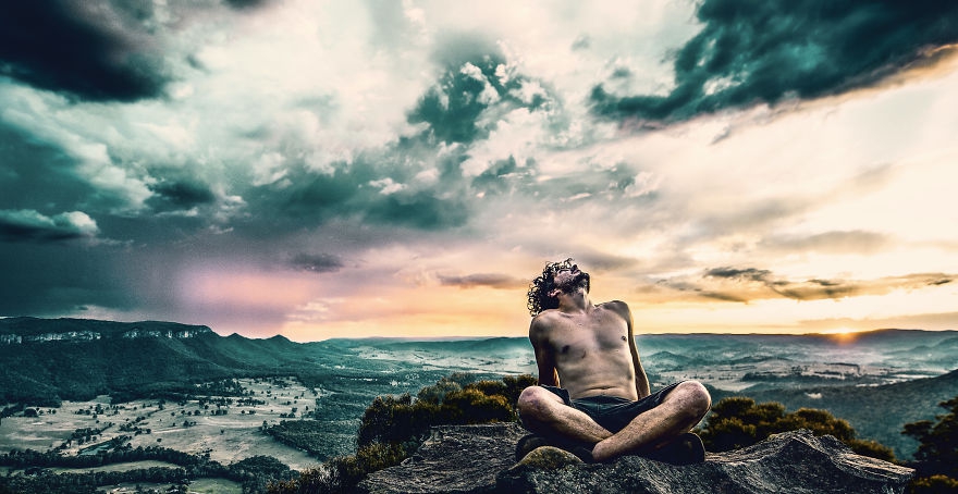 人像摄影作品的美感 摄影人像和风景图1