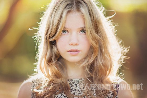 秋日人像调色 秋季人像摄影图1