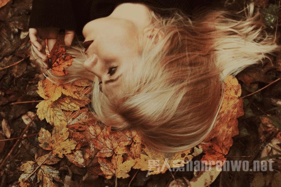 秋日人像调色 秋季人像摄影图3