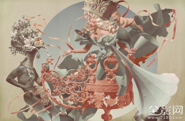 艺术拼贴作品 拼贴艺术品