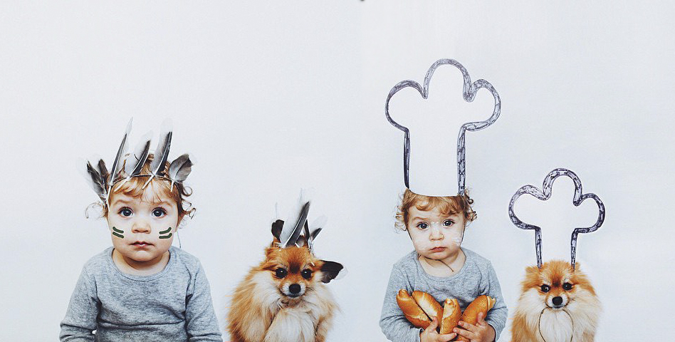 情侣宝宝和宠物冲突么 宝宝与宠物合照图片图1