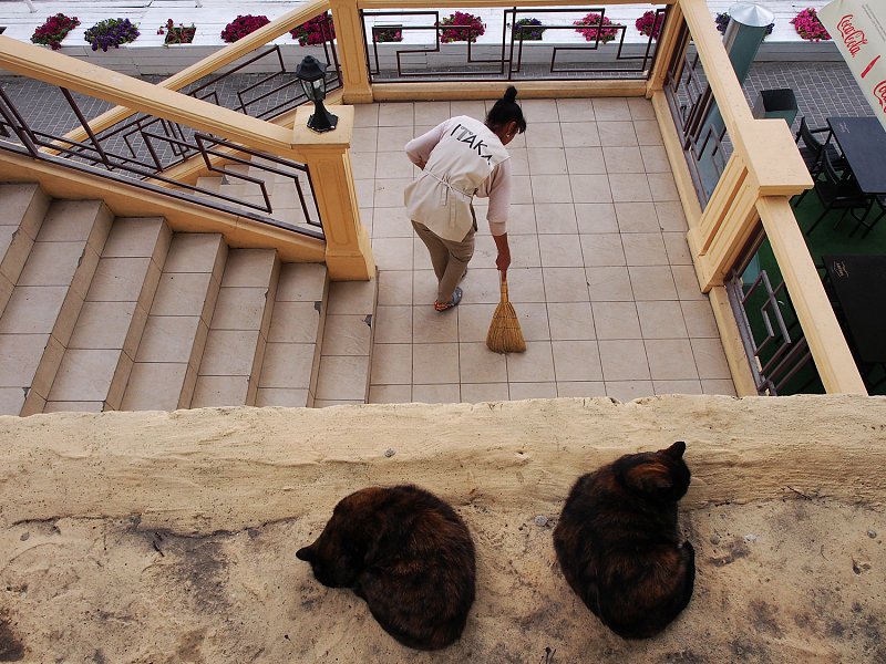 生活中的奇趣视角 街头中的抽象几何故事 生活中的抽象图形