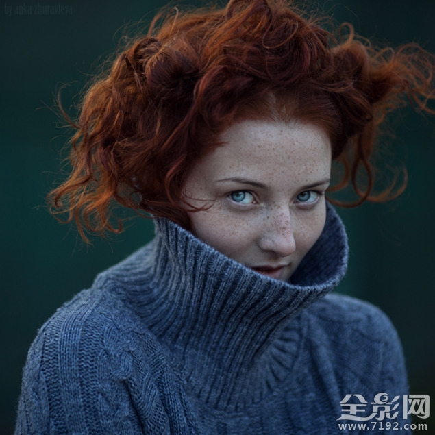 雀斑拍照 小雀斑模特