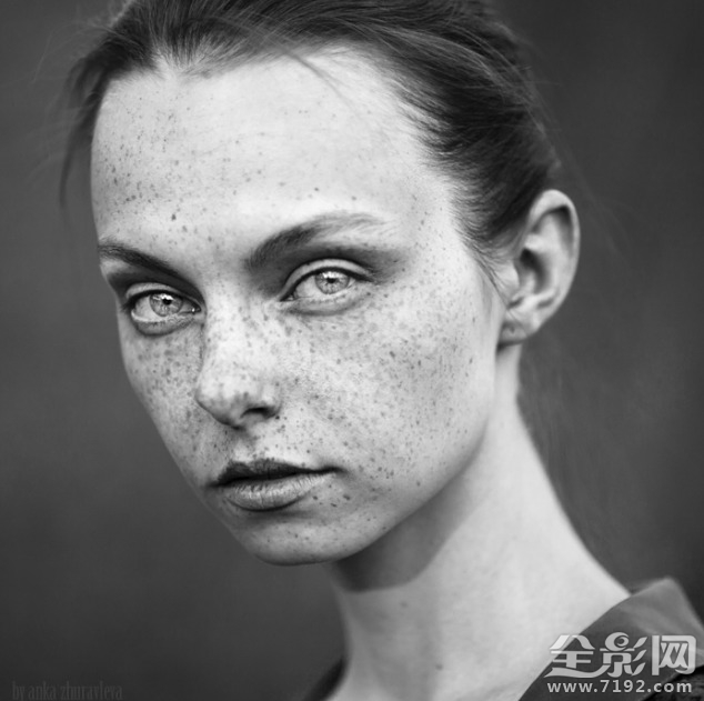 雀斑拍照 小雀斑模特