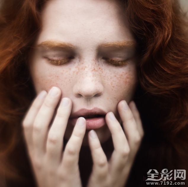 雀斑拍照 小雀斑模特