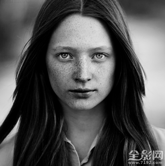 雀斑拍照 小雀斑模特