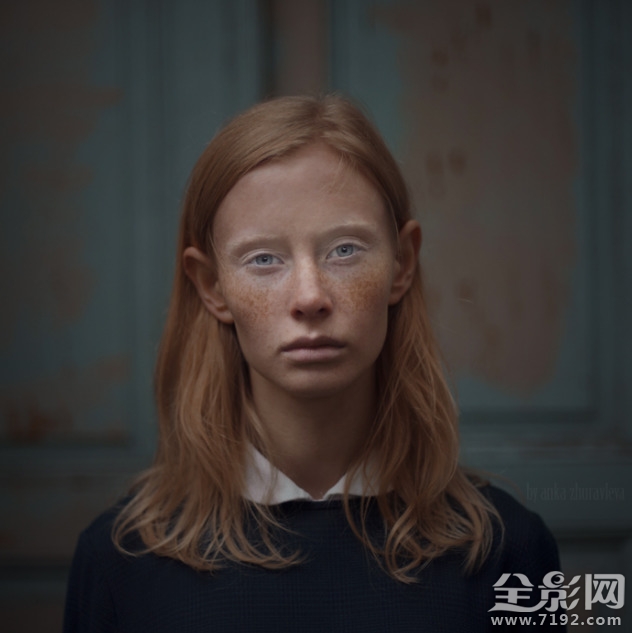 雀斑拍照 小雀斑模特