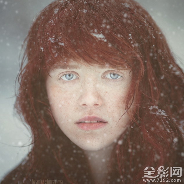 雀斑拍照 小雀斑模特