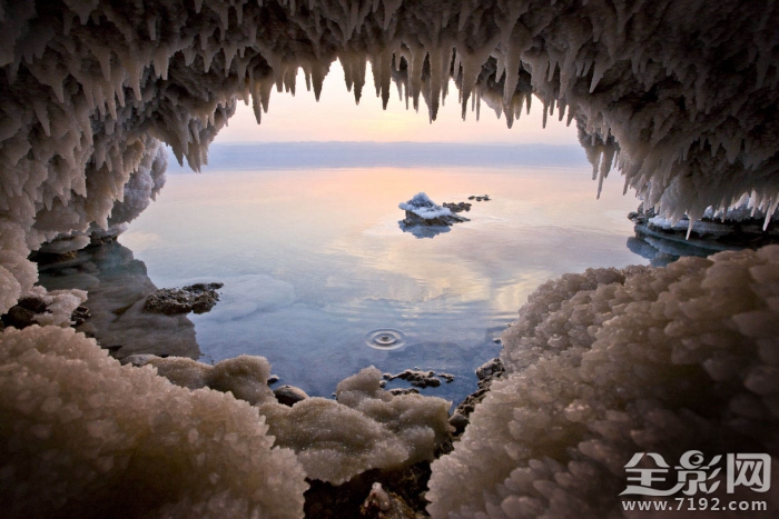 神秘死海风景摄影作品 神秘的死海