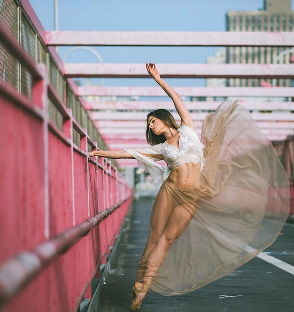 街头芭蕾舞者 芭蕾舞演员跳街舞图2