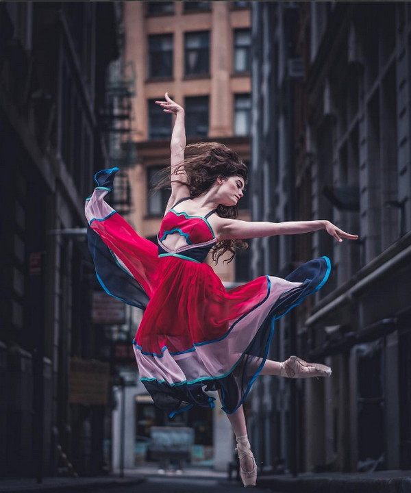 街头芭蕾舞者 芭蕾舞演员跳街舞图3
